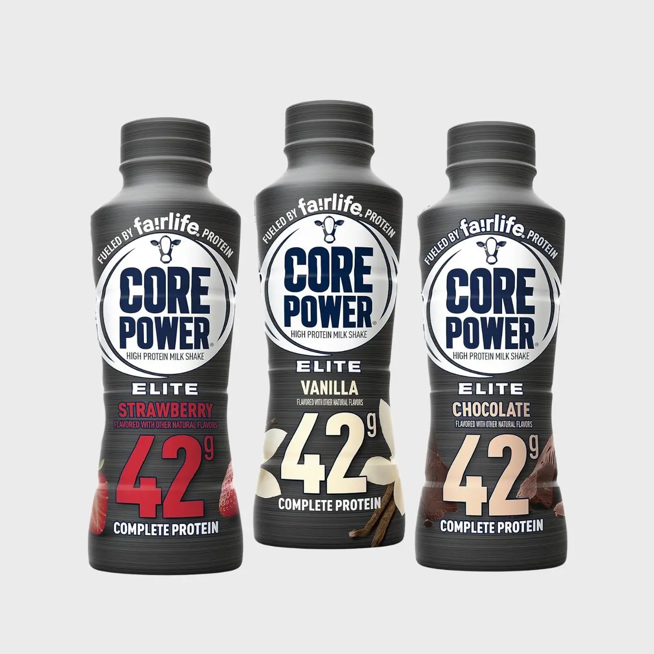 Core Power Elite High Protein Shake 42g Bottle 14oz Vanilla Strawberry Chocolate Options Core Power Elite High Protein Shake 42g Bottle 14oz Vanilla Strawberry Chocolate Options