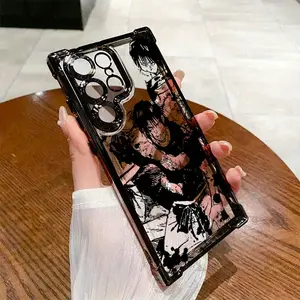 Anime Character Design Phone Case Suitable for Galaxy S25 S24 S23 S22 S21 FE Ultra Plus 4G 5G Shockproof Transparent Soft Back Cover