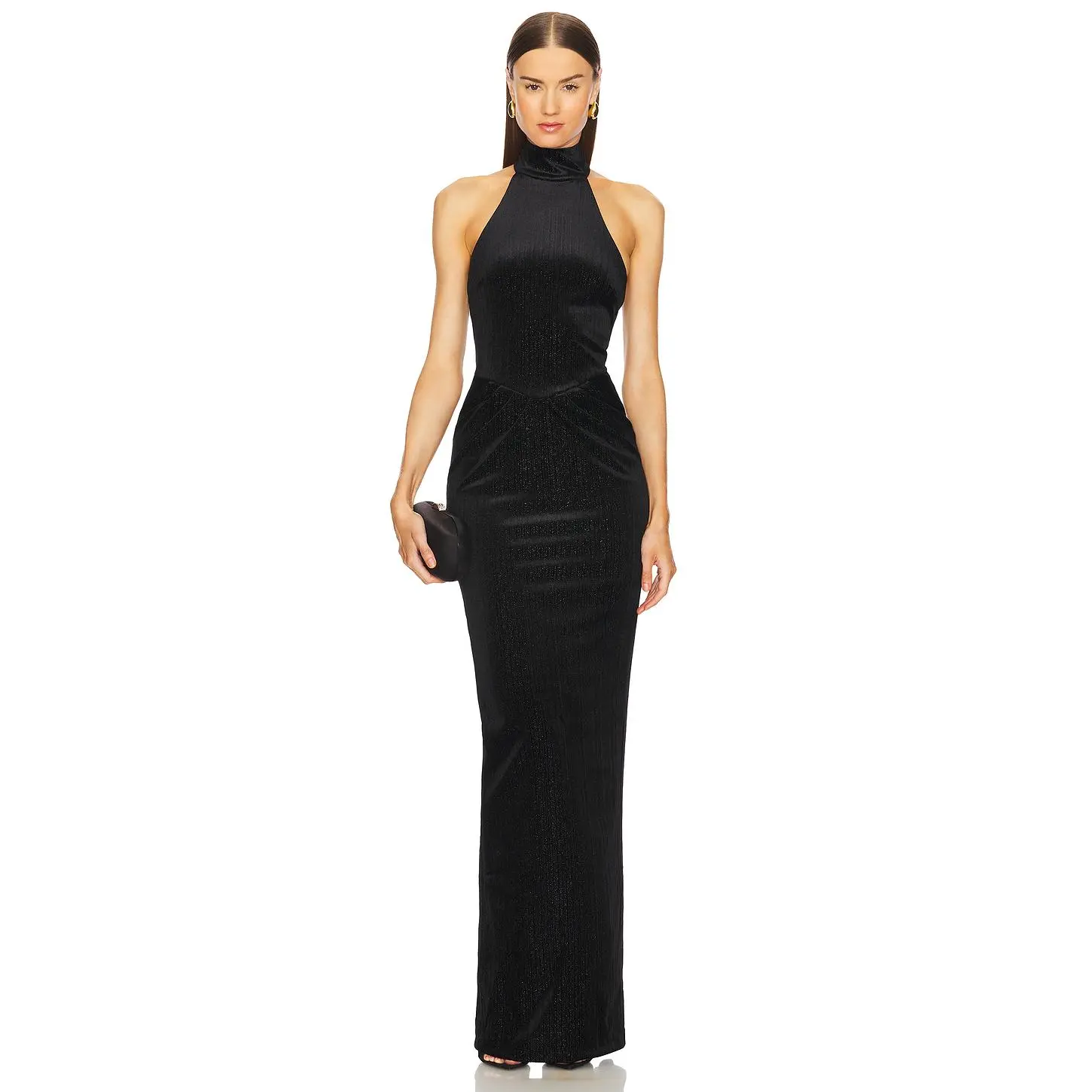 Michael Costello x REVOLVE Ataya Gown in Black Michael Costello x REVOLVE Ataya Gown in Black