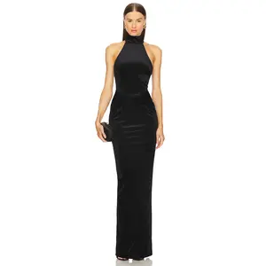 Michael Costello x REVOLVE Ataya Gown in Black