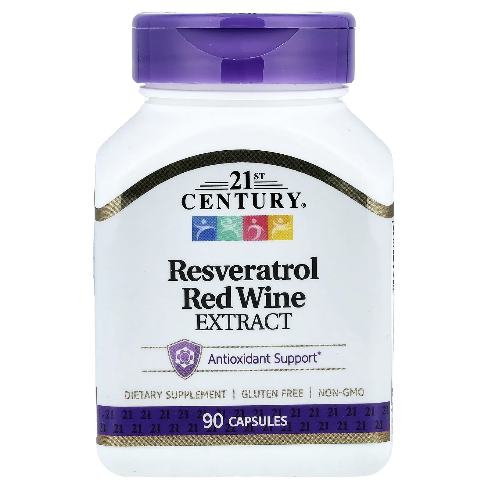 21st Century Resveratrol Red Wine Extract, 90 Capsules