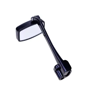Bicycle Rearview Mirror Mount, High Definition Bike Safety Mirror, Small Reflective Helmet Attachment, Cycling Gear Accessory
