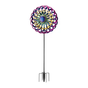 Regal Art & Gift Hypno Wind Spinner Stake 85"