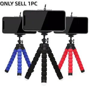 Octopus Design Phone Holder, Durable & Foldable Tripod for iPhone & Other Phones, Versatile Live Streaming & Desktop Support, Selfie, Smartphone Camera Accessories