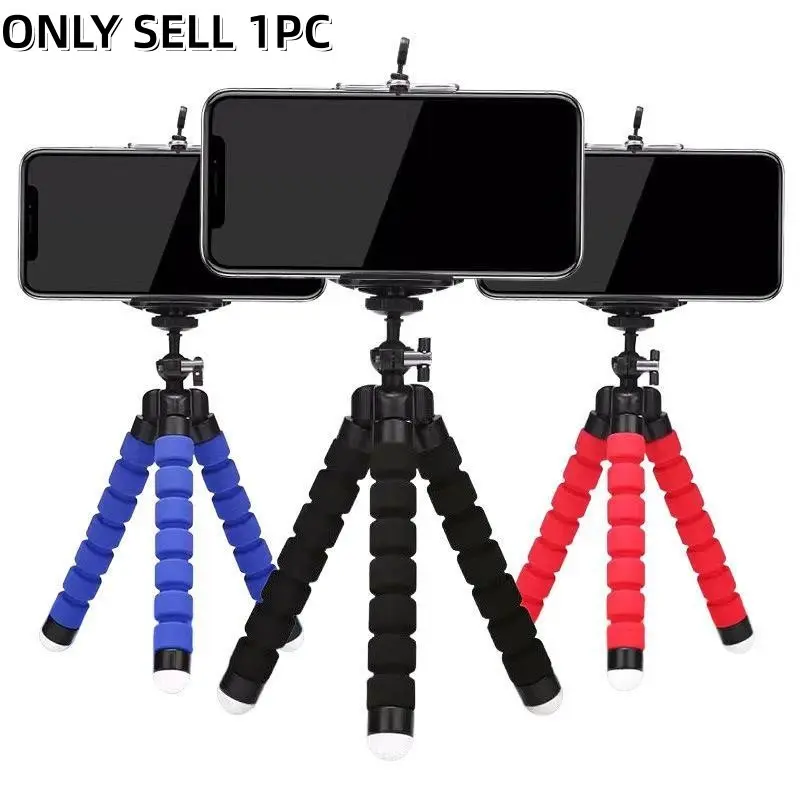Octopus Design Phone Holder, Durable & Foldable Tripod for iPhone & Other Phones, Versatile Live Streaming & Desktop Support, Selfie, Smartphone Camera Accessories, Portable Selfie Accessory, Mobile Phone Accessory