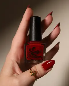 Semantic Satiation - Deep Crimson Red Creme Nail Polish | Vegan | Cruelty Free | 21-Free