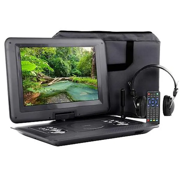 Trexonic 14.1 Inch Portable DVD Player with Swivel TFT-LCD Screen