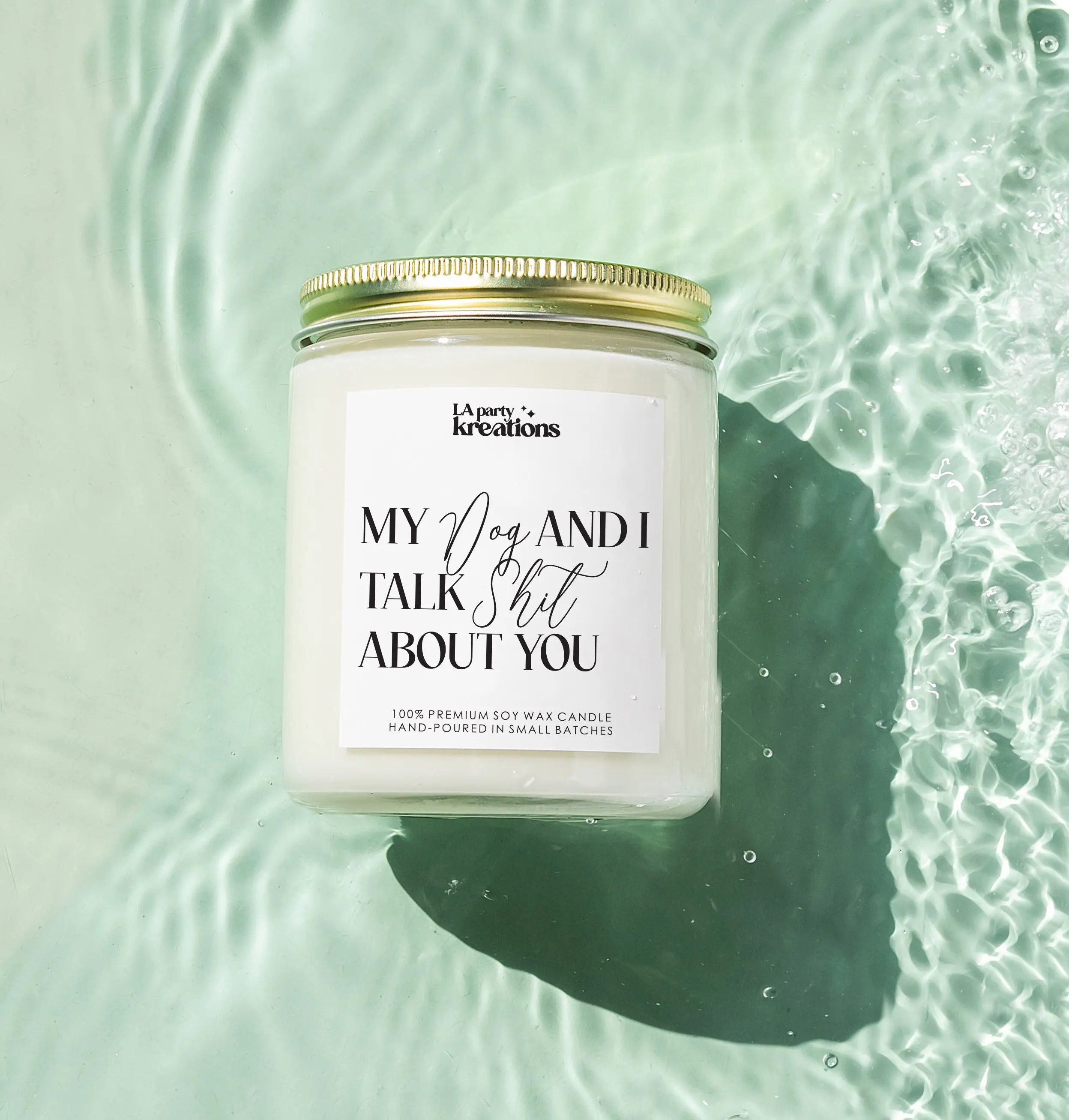 DOG MOM CANDLE, My Dog and I Talk Shit About You, Dog Lover Candle Gift, Funny Candle for Dog Lover, Best Friend Gift, Dog Lady, Dog Dad