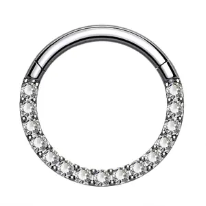Oufer 16G Titanium Hinged Segment Septum Ring