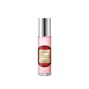 Almond & Saffron Perfume, Woody Musk Base, 10ML Portable Rollerball, Elegant Fragrance for Travel, Confidence in Every Move