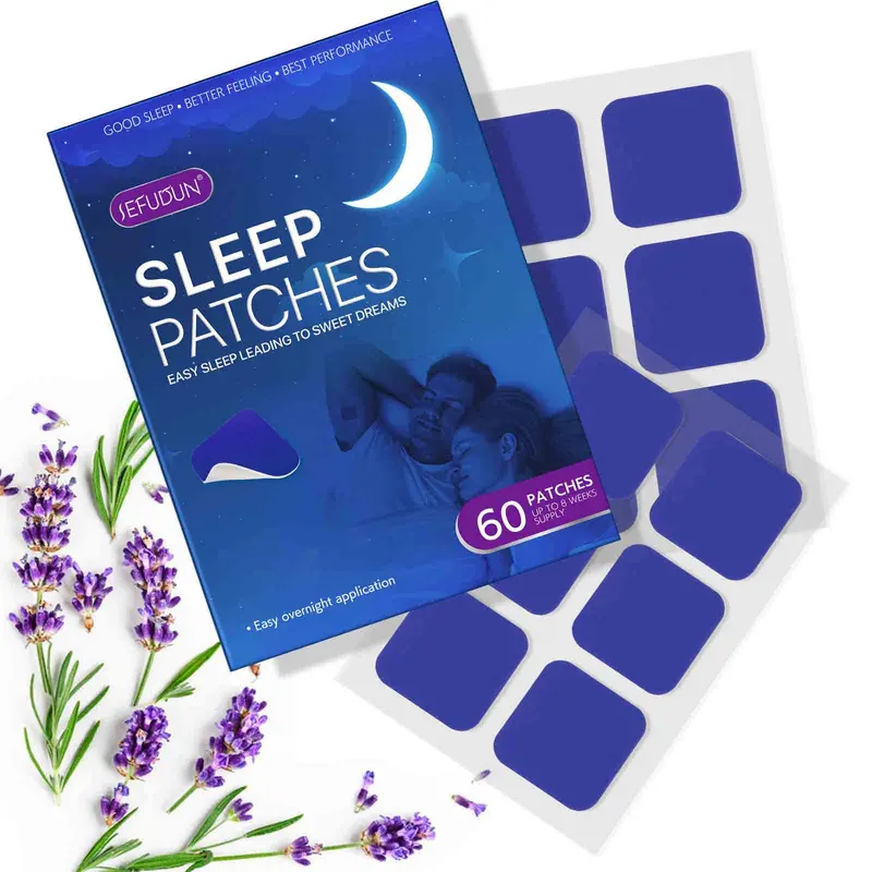 Sefudun Sleep Patches,Melatonin Patch for Adults, Microdart Sleep Patch with Magnesium Glycinate L-Theanine Sleep Support Supplement Long-Lasting Night, Relax & Wake Up Refreshed for Men & Women summerwins