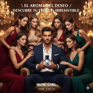KOSY MOSY MUSE GIRL 100ML Men's Perfume - Addict Almond Coffee, Tonka Bean & Cocoa Fragrance for Nights Out, Power Meetings