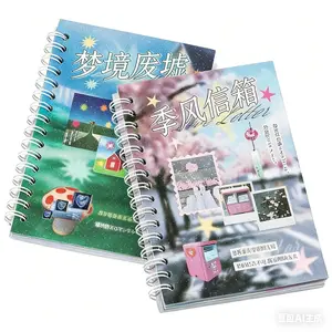 2 Styles 30 Sheets Aesthetic Sticker Book - Die-Cut Glossy/Matte Texture Stickers Suitable for Journals, Scrapbook scrapbookings, Collage Art, and INS Soft Core Decoration