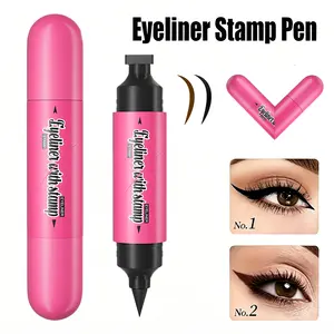 Rotating stamp liner pen Dual-Head Design for Precise Cat Eye & Winged Liner Waterproof Smudge-Proof Formula Quick-Drying Makeup for All Skin Types