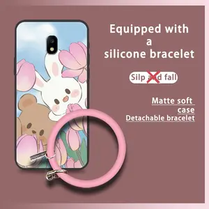 heat dissipation Cute Phone Case For Samsung Galaxy J730/J7 2017/J7 Pro Creative Youth Protective Funny Dirt-resistant Ring Back Cover Anti-knock Personality Soft Case Waterproof