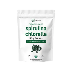Micro Ingredients Organic Spirulina Chlorella 2,000mg Per Serving, 2,500 Mini Tablets Micro Ingredients Organic Spirulina Chlorella 2,000mg Per Serving, 2,500 Mini Tablets