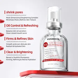 Venrock B12 Pore Refining & Polishing Essence with 4% Niacinamide - Minimizing Serum for Large Pores, Blackheads & Oily Skin