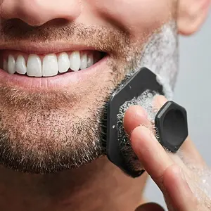 Men Facial Cleaning Brush Scrubber Silicone Miniature Face Deep Clean Shave Massage Face Scrub Brush Face Cleaner Cleansing
