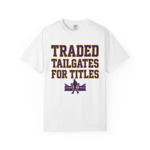 T-Shirt — "Traded Tailgates for Titles" College Football Tailgate Tee