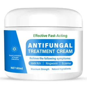 Maximum Strength Antifungal Cream with Natural Ingredients 60ml Fast-Acting Relief for Jock Itch Ringworm & Eczema
