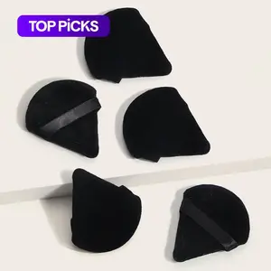MAANGE Triangle Powder Puff, Soft Makeup Sponge Puff for Liquid Foundation, 1 Set Face & Body Powder, Cream, Blending & Facial Detailing