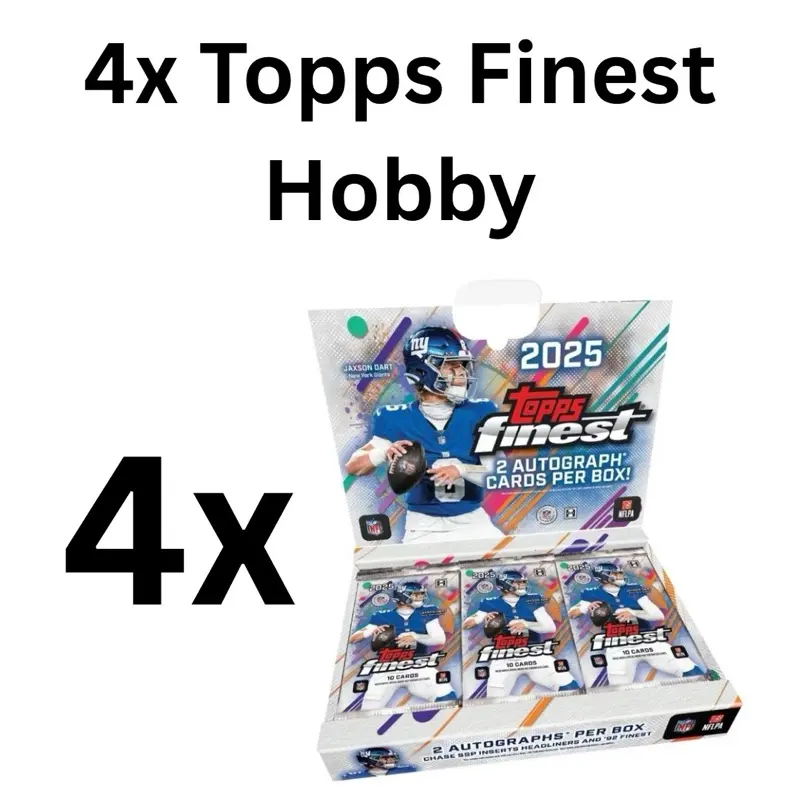 Break #2037- 4x 2025 Topps Finest Hobby