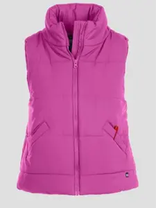 koi Essentials Nula Women's 2-Pocket Zip Front Puffer Scrub Vest