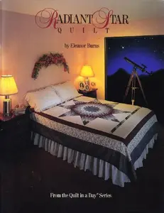 USED Book - Radiant Star Quilt (Quilt in a Day Series) by Eleanor Burns (Paperback) - english