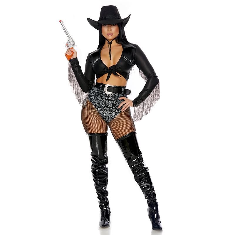 Forplay Women's Halloween Ride it Out Sexy Cowgirl Costume
