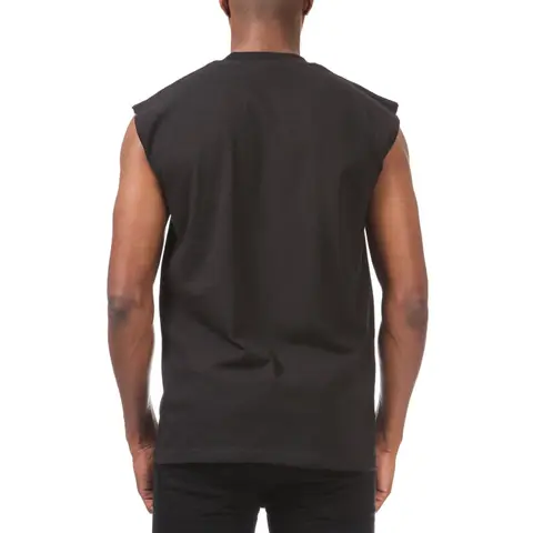 Pro Club Men's Heavyweight Rib-Knit Sleeveless Muscle Tee - Casual Relaxed Fit Rib-Knit Men's Tank, Work Undershirt with Cool Airflow, Relaxed Motion, Larger Size Range