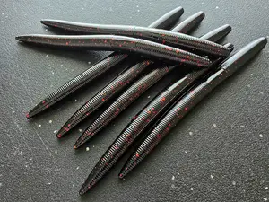 Sapper Baits 5" Sapper Stick Bait- Night Raid- Black with Red Flake