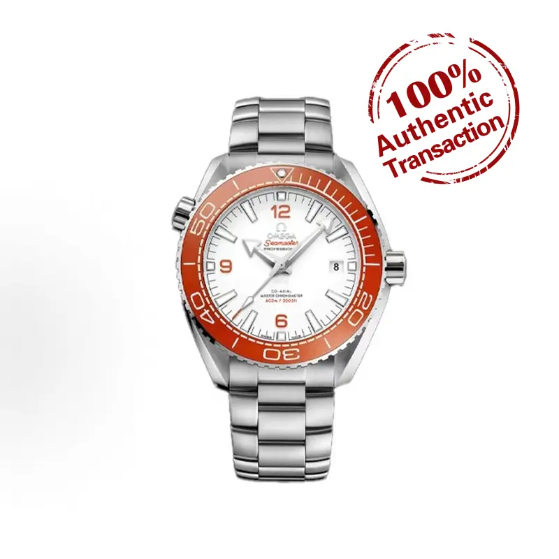 Omega Planet Ocean 600M Co-Axial Master Chronometer 43.5mm White Dial Orange Bezel