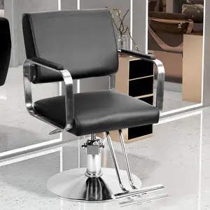 Hydraulic Barber Chair, Salon Chair for Hair Stylist, Heavy Duty Styling Chair with Height Adjustable, Shampoo Beauty Salon Chair Equipment