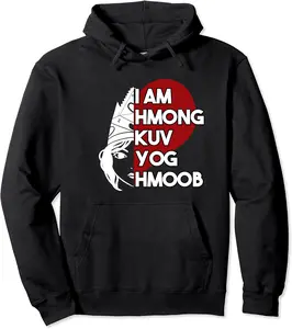Hmong Miao Hmoob Girl Woman Princess Strong Pullover Hoodie - Adriande Shop 66B0BSDNM4XZ