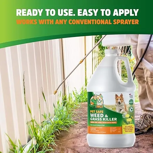 Pet's Pal Natural Weed Killer | Pet Safe Spray | Ready-to-use Natural  Herbicide | Environmentally Safe | Bee Safe | Glyphosate Free | Safe for  Kids (1 Gallon) - TikTok Shop
