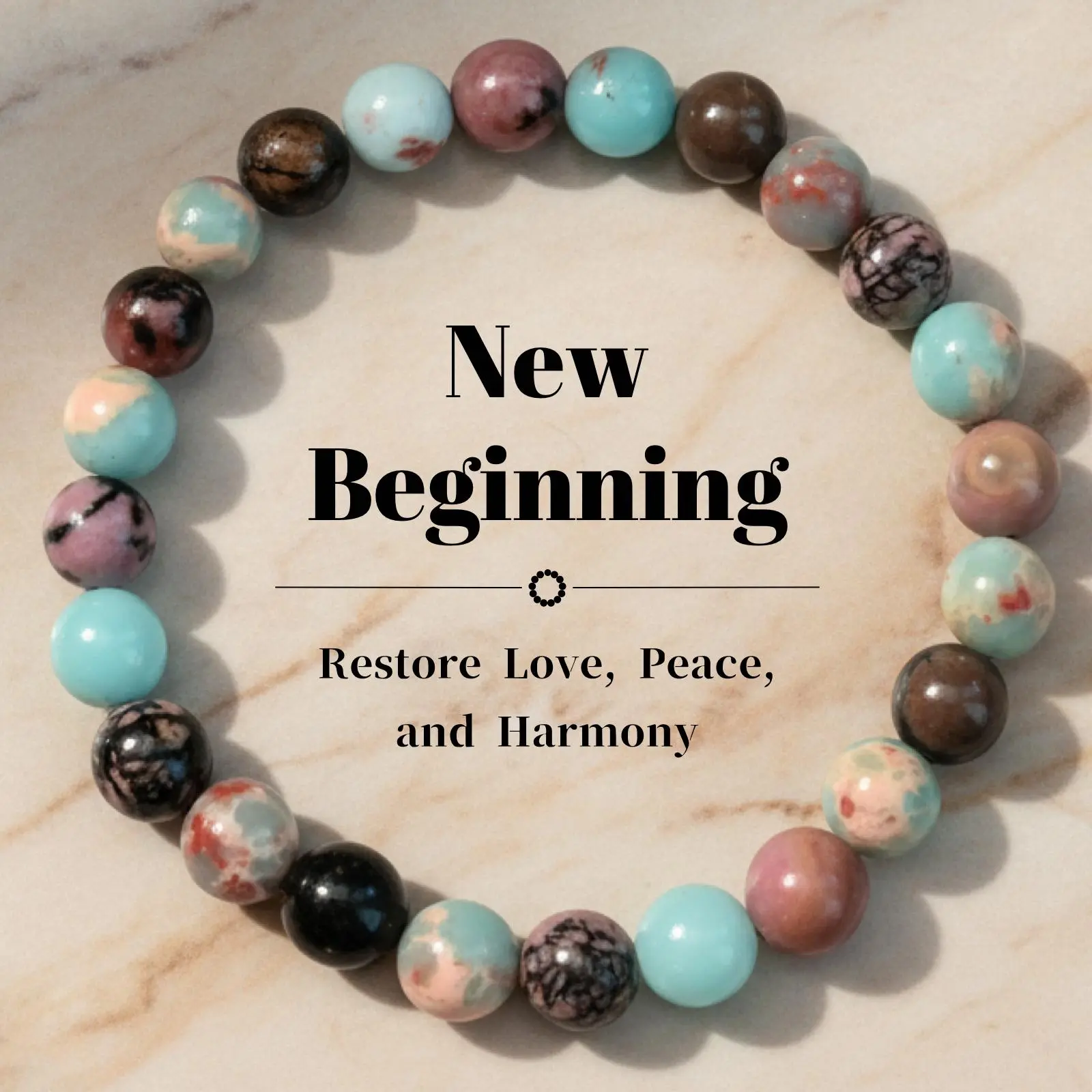 Emotional Healing & Heart Charma Balance Bracelet Heal Wounds with Rhodonite Stabilize Energy with Agalmatolite Perfect Self-Love Protection Thoughtful Gift