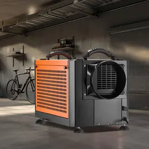 VEVOR 70 Pints Commercial Dehumidifier with Pump, Portable Crawl Space Dehumidifiers for Basement Storage Room Industrial, Auto Defrost/Drainage, Heavy-duty Galvanized Steel, with 2 Drain Hoses