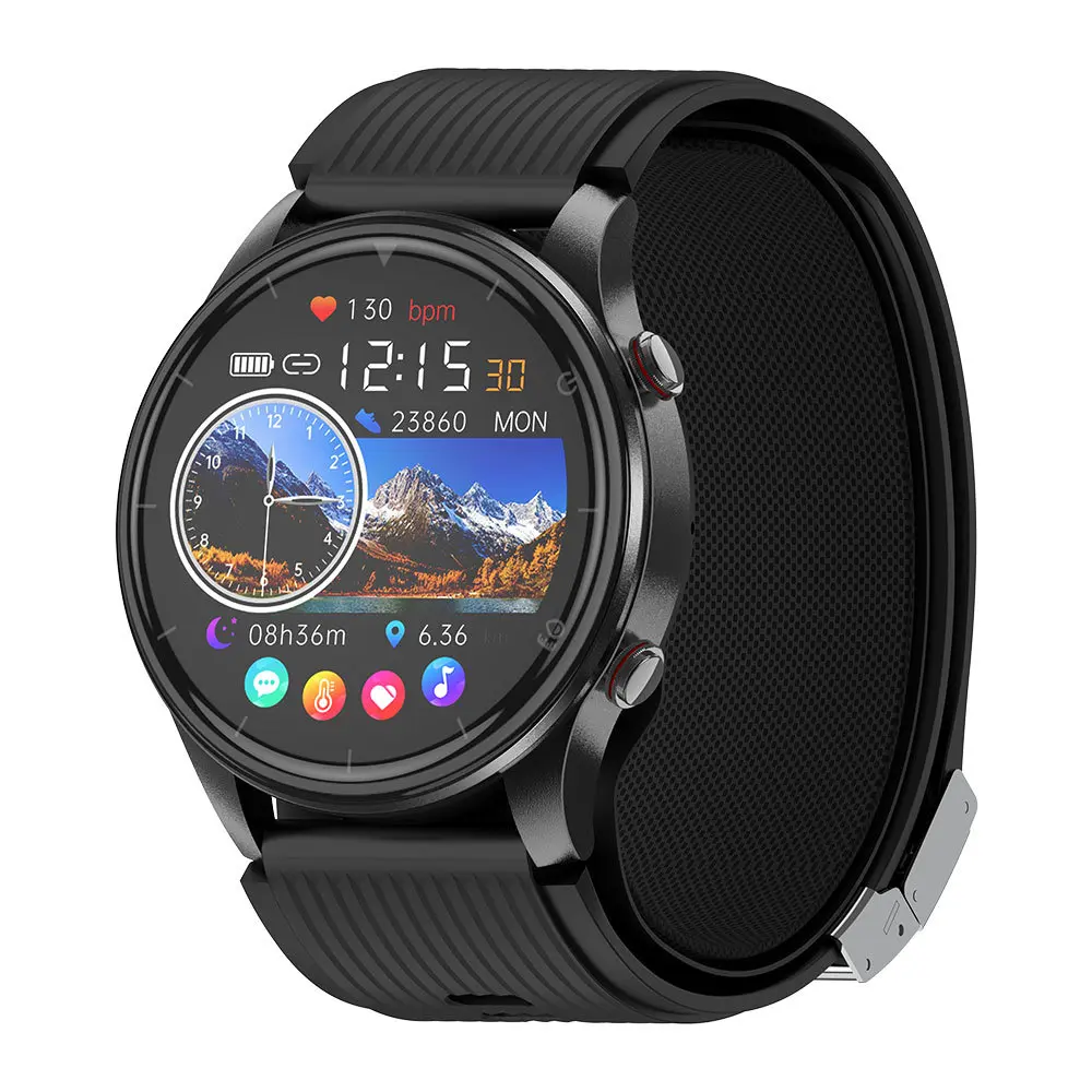 Smartwatch, blood pressure/ECG/Bluetooth calling/body temperature and blood oxygen, various app notifications, weather forecast, sleep tracking watch, wearable device,8-level waterproof