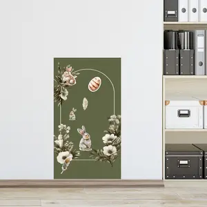 Elegant European-style floral magnetic square decal contact paper 50cm*90cm, peel and stick wall self-adhesive magnetic wall panel stickers, suitable for peel and stick magnet contact paper rolls in homes, schools, restaurants, cafes, and offices