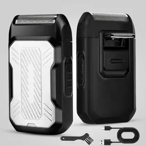 Rechargeable Electric Foil Shaver (Model 606 – Silver) | Foil Head, Powerful Motor | Rechargeable Design, Long-Lasting Battery Life | Wet & Dry Use, Ideal for Home & Travel