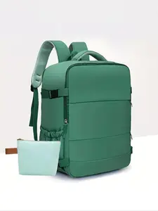 Wizz Air Travel Bag 40*30*20cm, Casual Lightweight Backpack, Unisex Multi-pocket Travel Backpack with 180° Open Main Compartment and Shoe Storage - Large Capacity Durable Backpack, Suitable for School, Business, Weekend Travel - Multiple Colors
