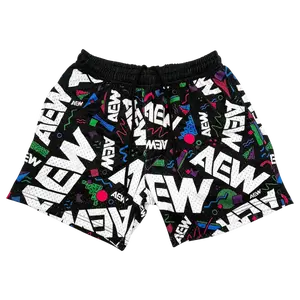 AEW Logo Mesh Basketball Shorts