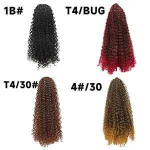 DB- Fluffy Curly Ponytail for Women Drawstring Afro Kinky High Ponytail Synthetic Hair-DB