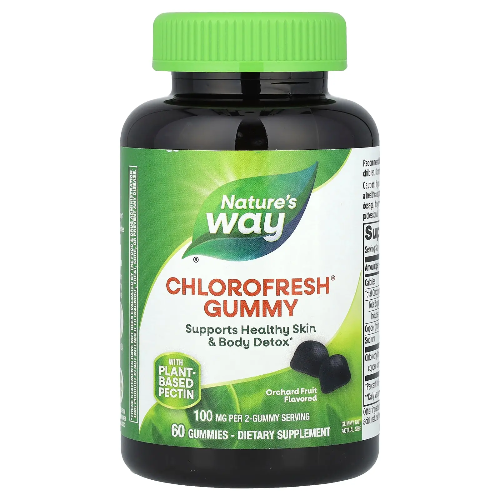 Nature's Way Chlorofresh® Gummy, Orchard Fruit, 60 Gummies (50 mg per Gummy)