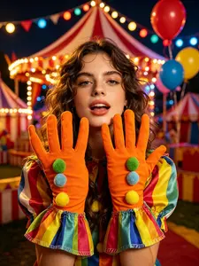 Festival party gloves funny clown gloves clothing accessories drama performance stage performance glove accessories