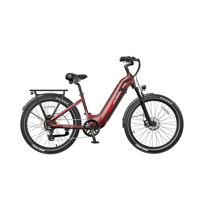 HEYBIKE Hybrid Electric Bike for Adults, 100 Miles Long Range eBike, 864Wh UL Certified Battery, 1200W Peak Power Motor, 28 MPH Fast Commuter Electric Bike, Torque Sensor, Hydraulic Suspension, Hydraulic Disc Brakes, Rear Rack & Fenders