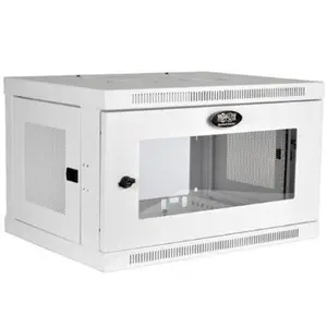 Tripp Lite SRW6UWG 6U Door-Mounted Wall Cabinet, Acrylic Door Indoor Furniture Cupboard, Door-Mounted Wall Cabinets