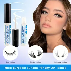 1/2/4 Pack Strong Adhesive Eyelash Glue, Fast-Drying, Waterproof for All-Day Wear, Suitable for Various Fake Eyelashes, Cosmetic, DIY False Eyelashes