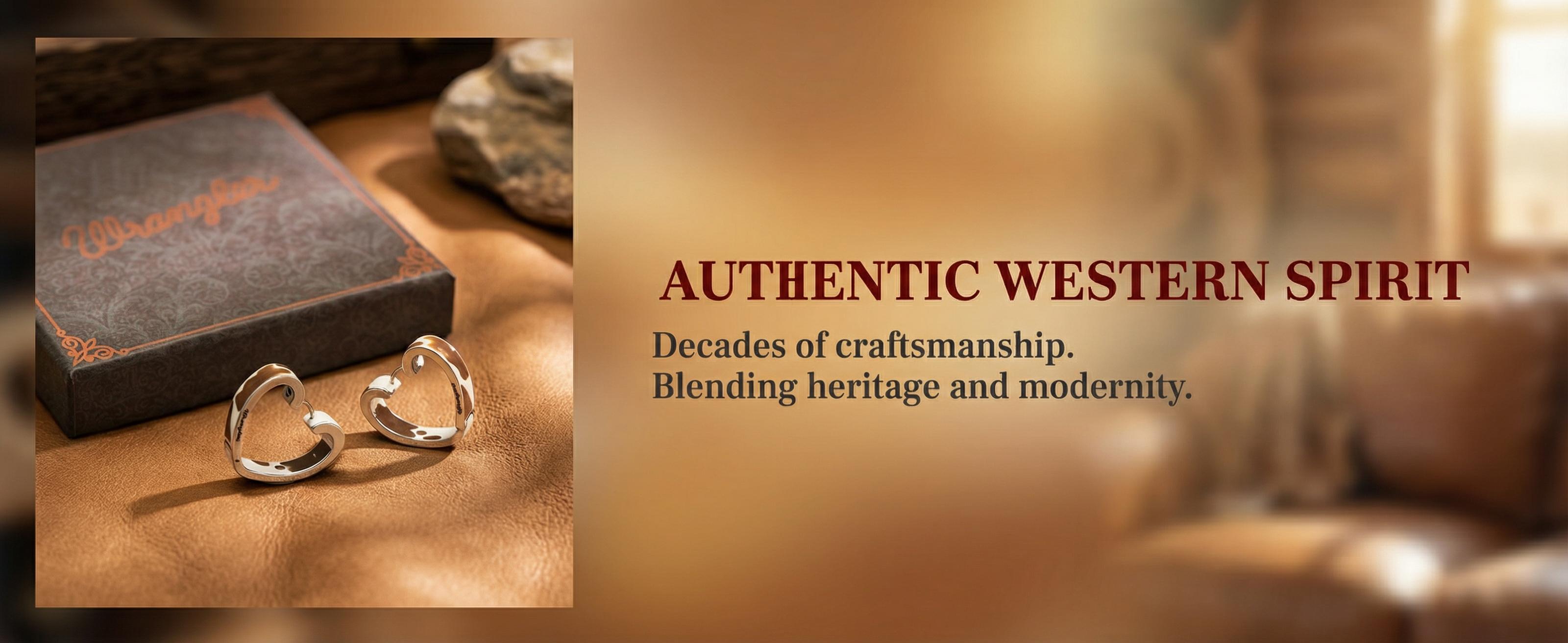 Wrangler Western Cowprint Heart Earrings for Women Gold Plated Fashion Jewelry Valentine's Day Gift Selection TikTokShopJumpstartSale