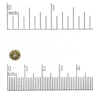 7mm Gold or Pewter Bead Cap - CBS2850